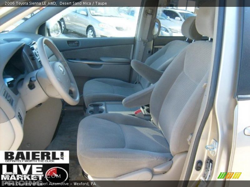 Desert Sand Mica / Taupe 2006 Toyota Sienna LE AWD