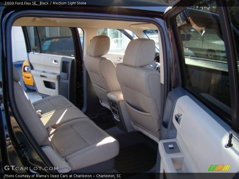 Black / Medium Light Stone 2009 Ford Flex SE