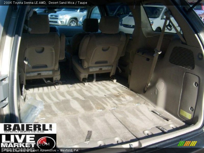Desert Sand Mica / Taupe 2006 Toyota Sienna LE AWD