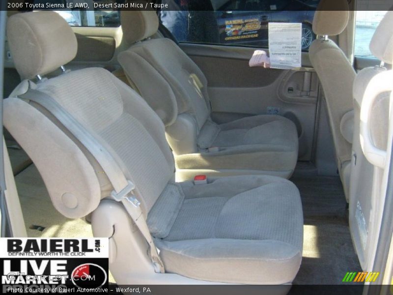 Desert Sand Mica / Taupe 2006 Toyota Sienna LE AWD