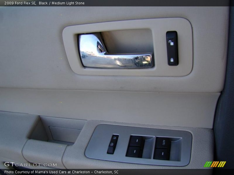 Black / Medium Light Stone 2009 Ford Flex SE