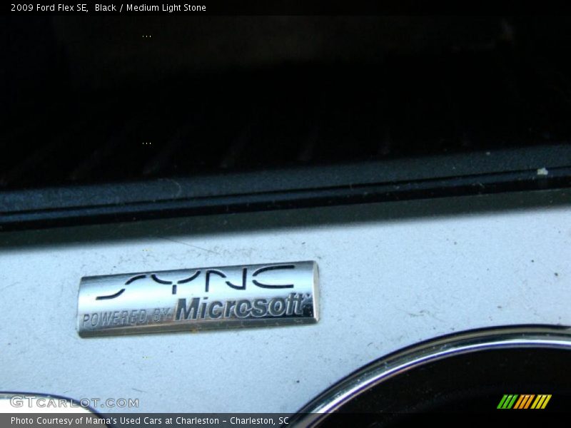 Black / Medium Light Stone 2009 Ford Flex SE