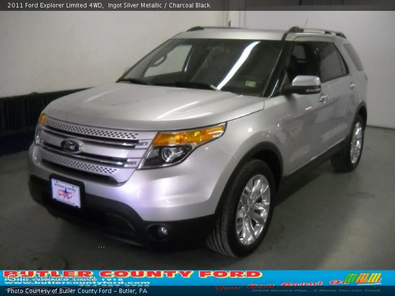 Ingot Silver Metallic / Charcoal Black 2011 Ford Explorer Limited 4WD