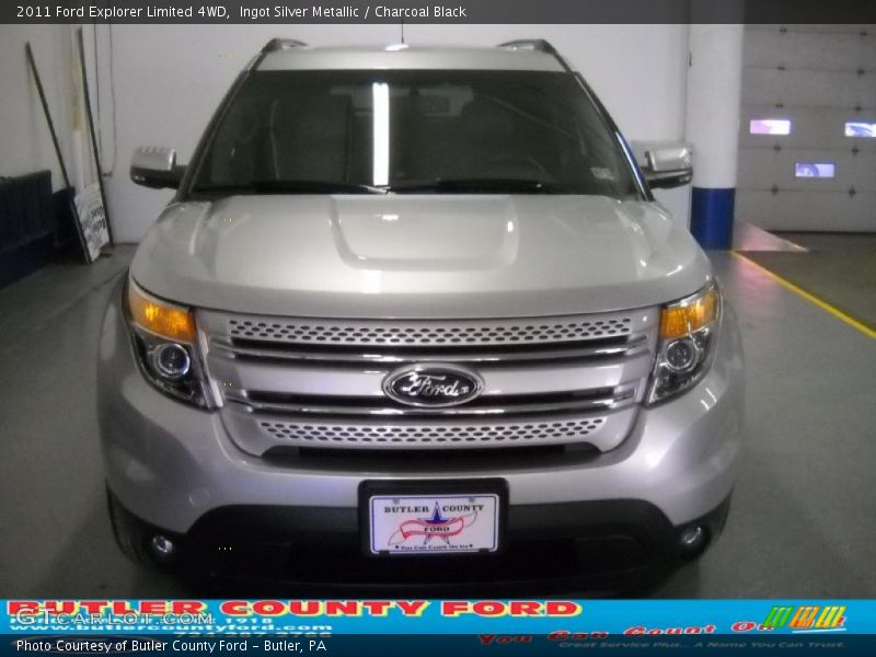 Ingot Silver Metallic / Charcoal Black 2011 Ford Explorer Limited 4WD