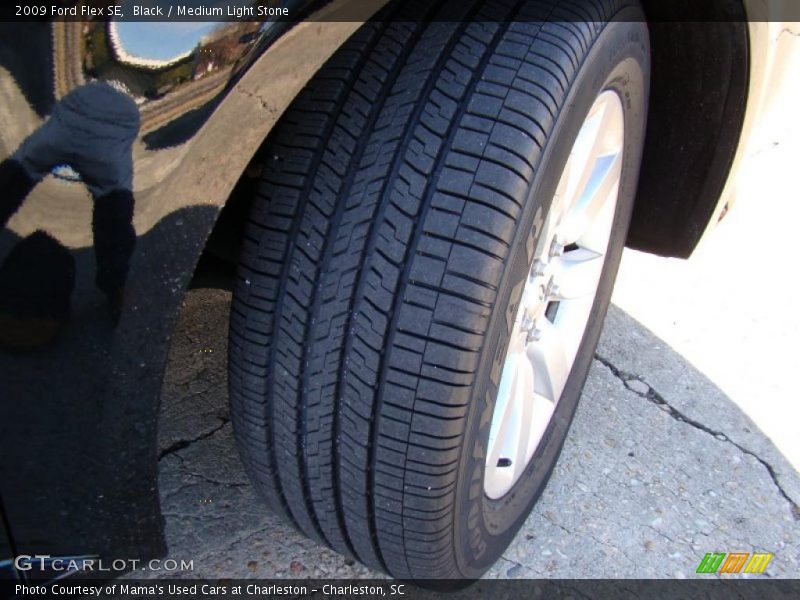 Black / Medium Light Stone 2009 Ford Flex SE