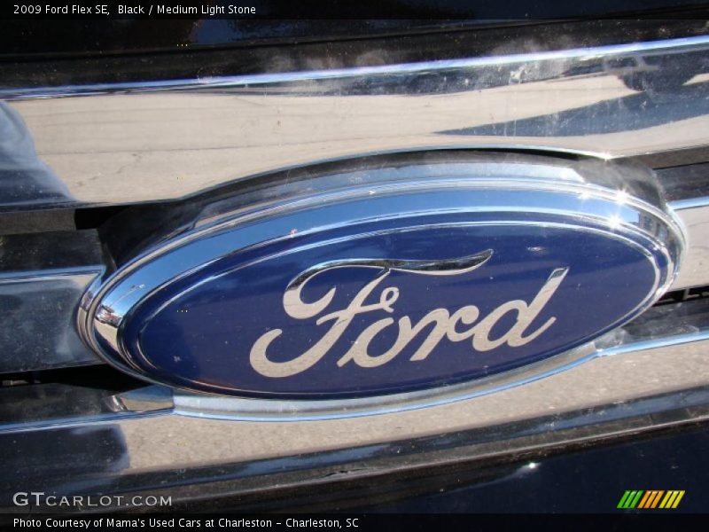 Black / Medium Light Stone 2009 Ford Flex SE