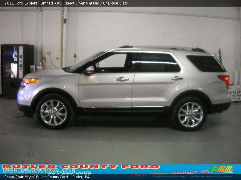 Ingot Silver Metallic / Charcoal Black 2011 Ford Explorer Limited 4WD