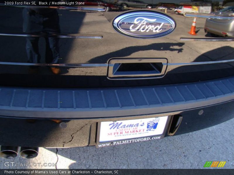 Black / Medium Light Stone 2009 Ford Flex SE