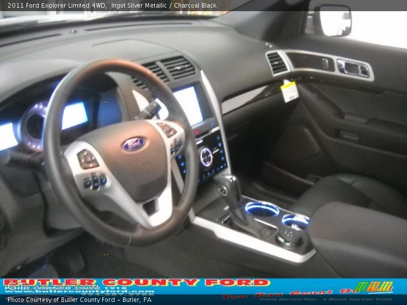 Ingot Silver Metallic / Charcoal Black 2011 Ford Explorer Limited 4WD