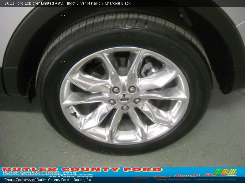 Ingot Silver Metallic / Charcoal Black 2011 Ford Explorer Limited 4WD