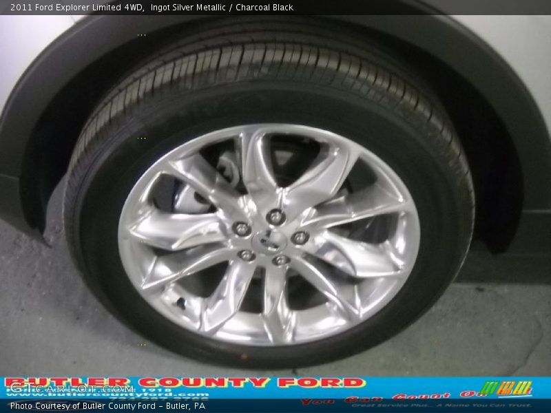 Ingot Silver Metallic / Charcoal Black 2011 Ford Explorer Limited 4WD