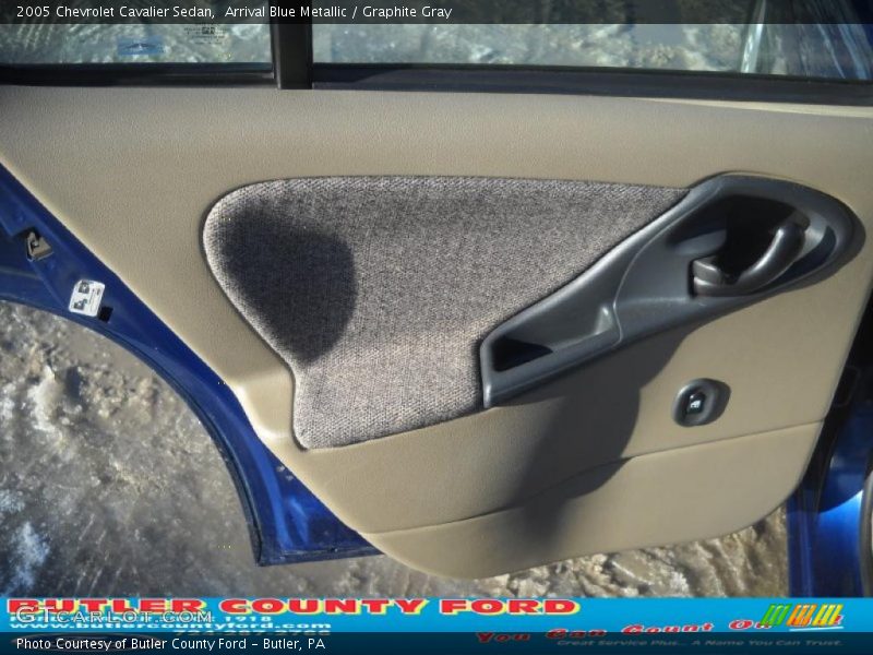 Arrival Blue Metallic / Graphite Gray 2005 Chevrolet Cavalier Sedan