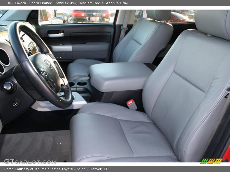 Radiant Red / Graphite Gray 2007 Toyota Tundra Limited CrewMax 4x4