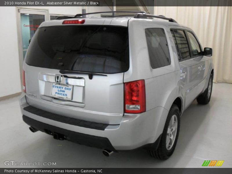 Alabaster Silver Metallic / Black 2010 Honda Pilot EX-L