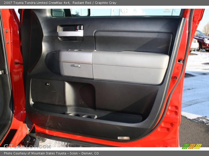 Radiant Red / Graphite Gray 2007 Toyota Tundra Limited CrewMax 4x4