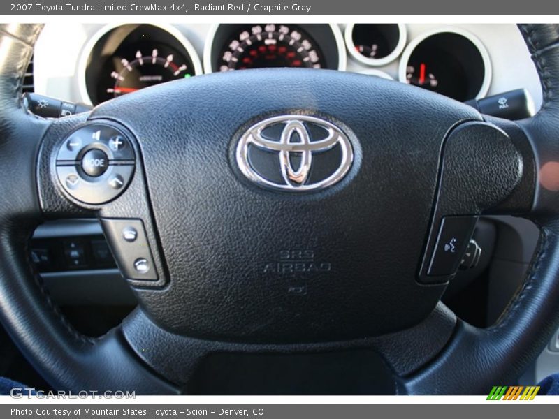 Radiant Red / Graphite Gray 2007 Toyota Tundra Limited CrewMax 4x4