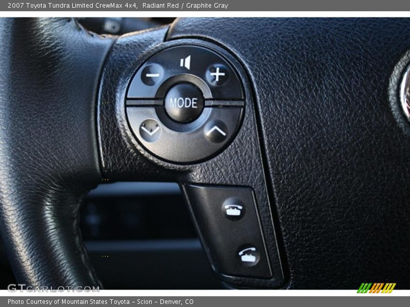 Radiant Red / Graphite Gray 2007 Toyota Tundra Limited CrewMax 4x4
