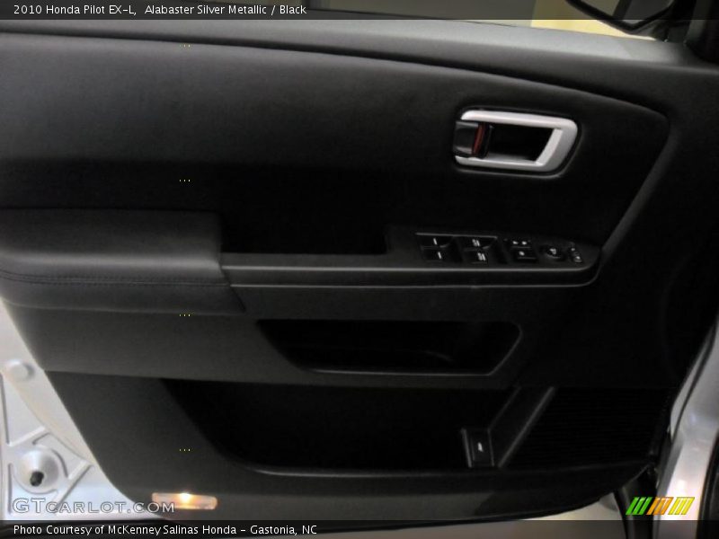Alabaster Silver Metallic / Black 2010 Honda Pilot EX-L