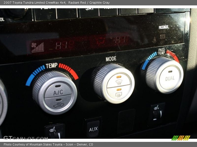 Radiant Red / Graphite Gray 2007 Toyota Tundra Limited CrewMax 4x4