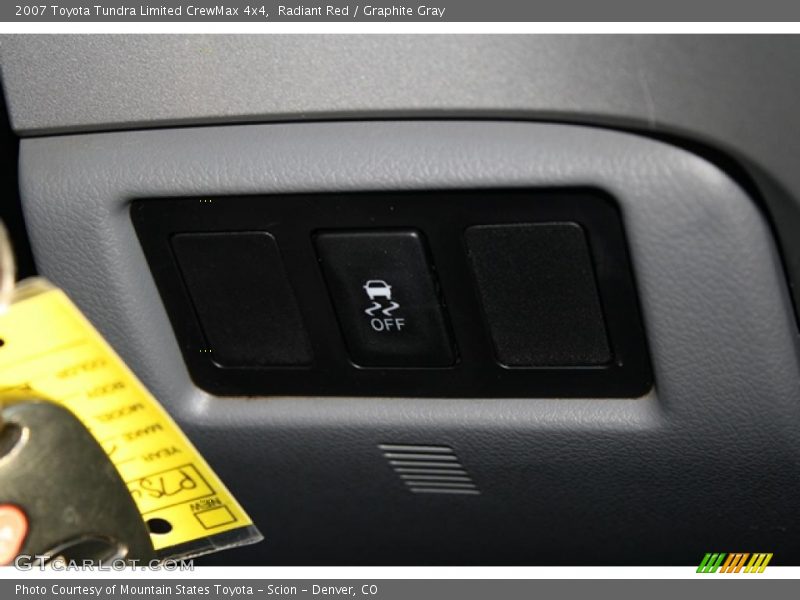 Radiant Red / Graphite Gray 2007 Toyota Tundra Limited CrewMax 4x4