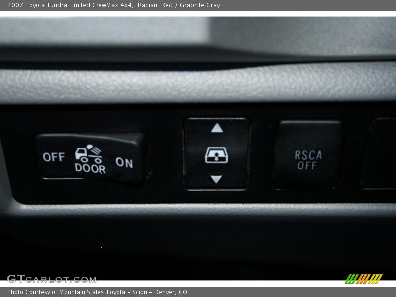 Radiant Red / Graphite Gray 2007 Toyota Tundra Limited CrewMax 4x4