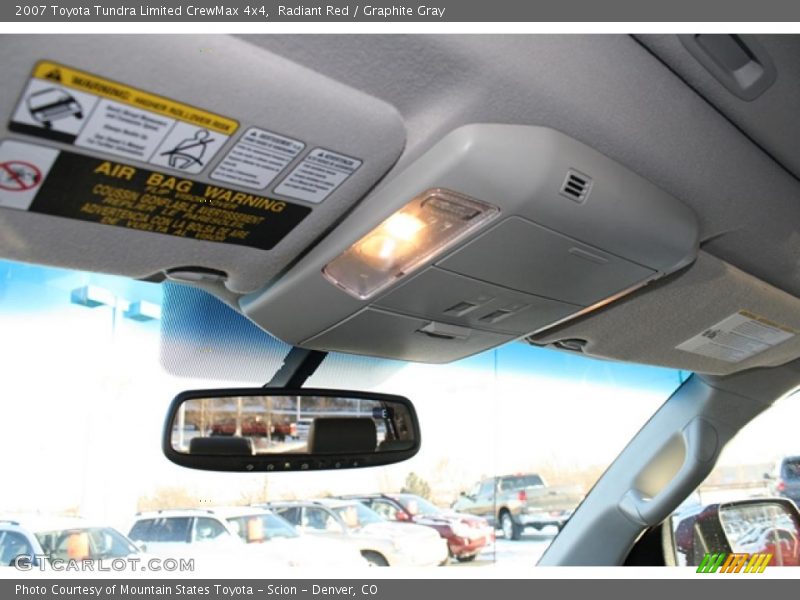 Radiant Red / Graphite Gray 2007 Toyota Tundra Limited CrewMax 4x4