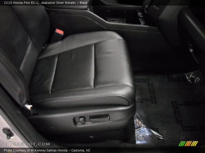 Alabaster Silver Metallic / Black 2010 Honda Pilot EX-L