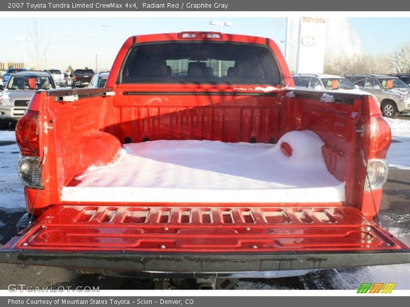 Radiant Red / Graphite Gray 2007 Toyota Tundra Limited CrewMax 4x4