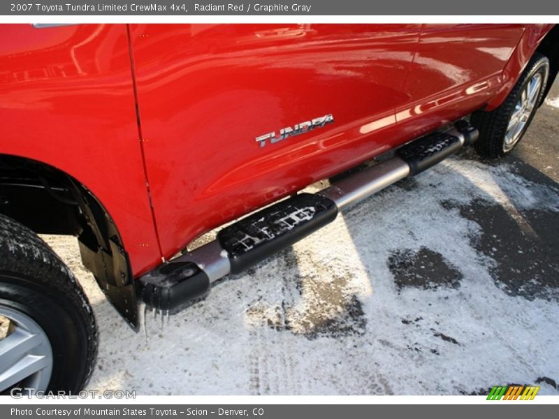 Radiant Red / Graphite Gray 2007 Toyota Tundra Limited CrewMax 4x4