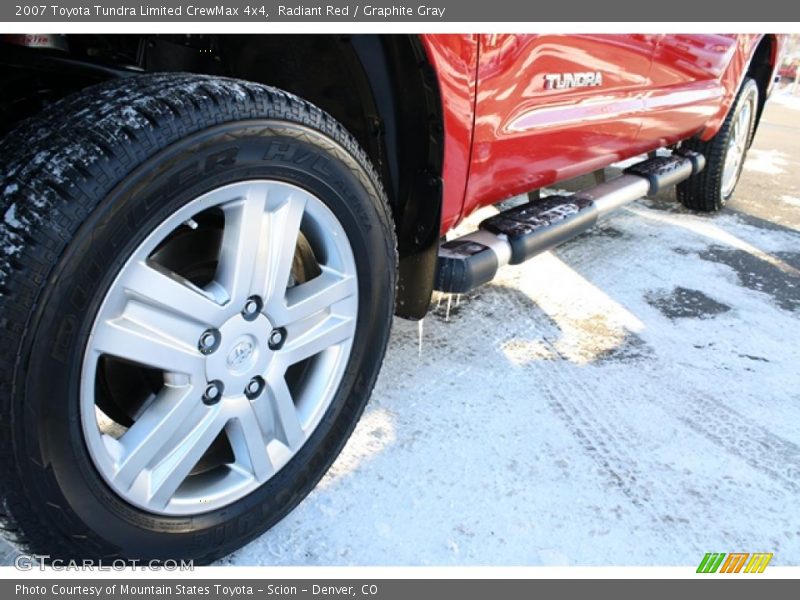 Radiant Red / Graphite Gray 2007 Toyota Tundra Limited CrewMax 4x4