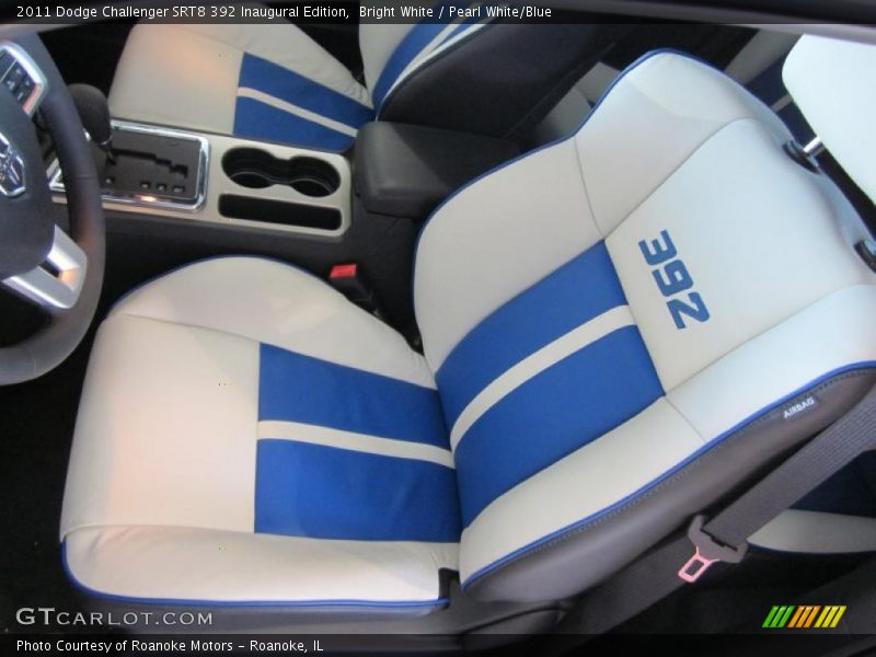  2011 Challenger SRT8 392 Inaugural Edition Pearl White/Blue Interior
