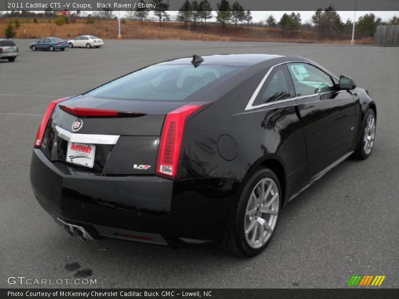 Black Raven / Ebony 2011 Cadillac CTS -V Coupe