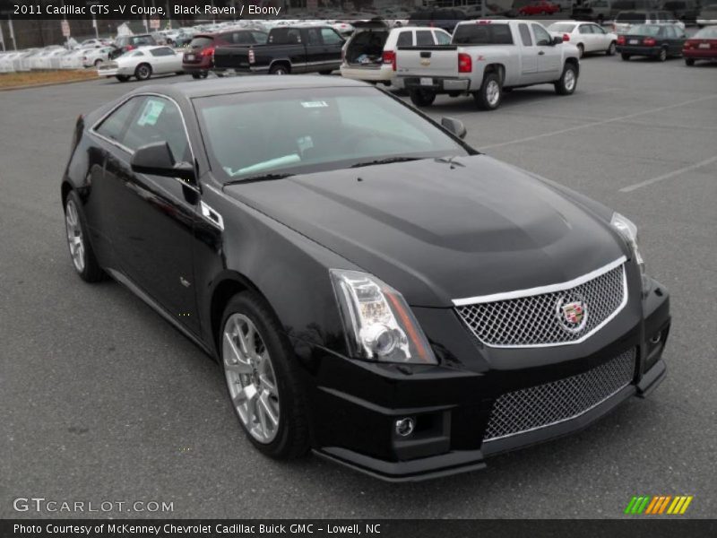 Black Raven / Ebony 2011 Cadillac CTS -V Coupe