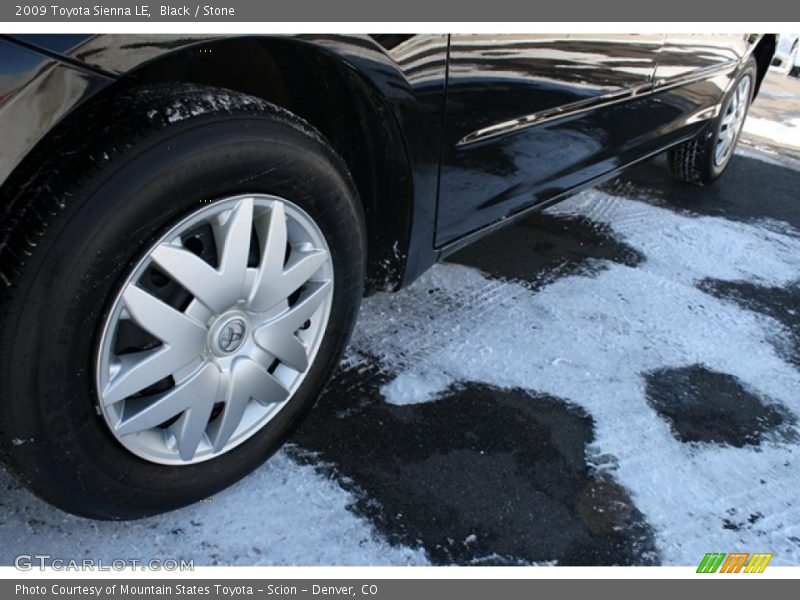Black / Stone 2009 Toyota Sienna LE