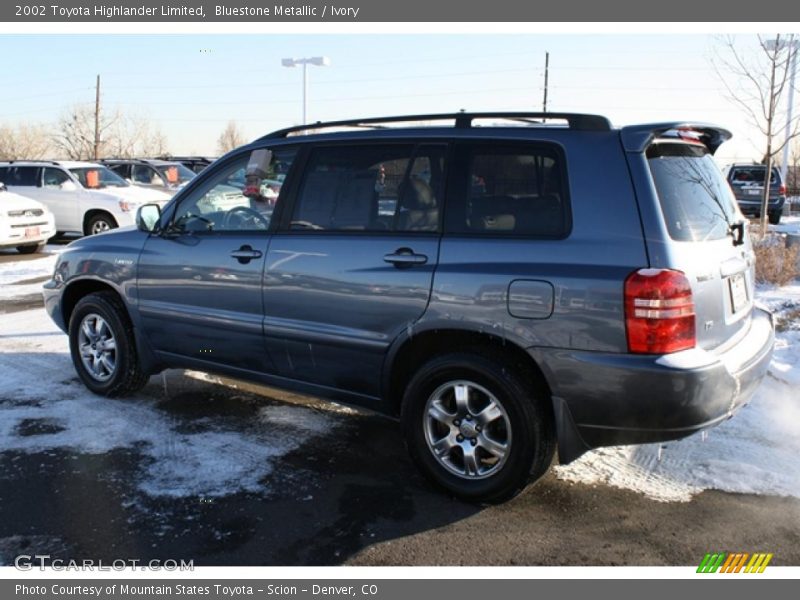 Bluestone Metallic / Ivory 2002 Toyota Highlander Limited