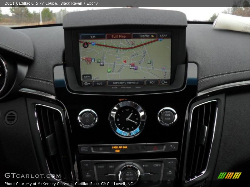 Navigation of 2011 CTS -V Coupe