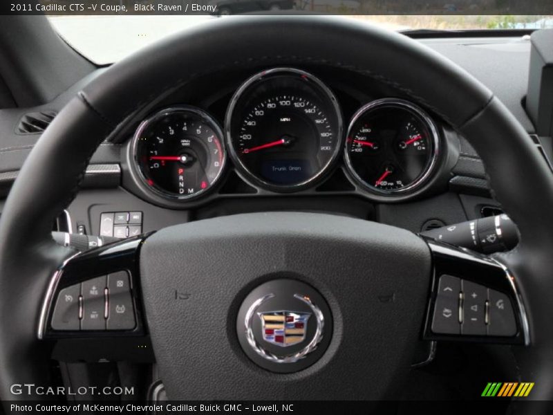 Controls of 2011 CTS -V Coupe