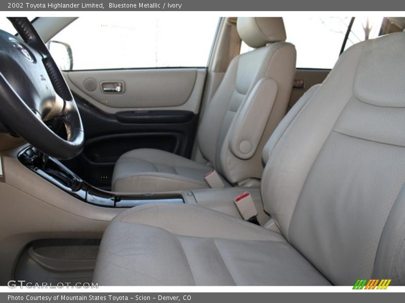 Bluestone Metallic / Ivory 2002 Toyota Highlander Limited