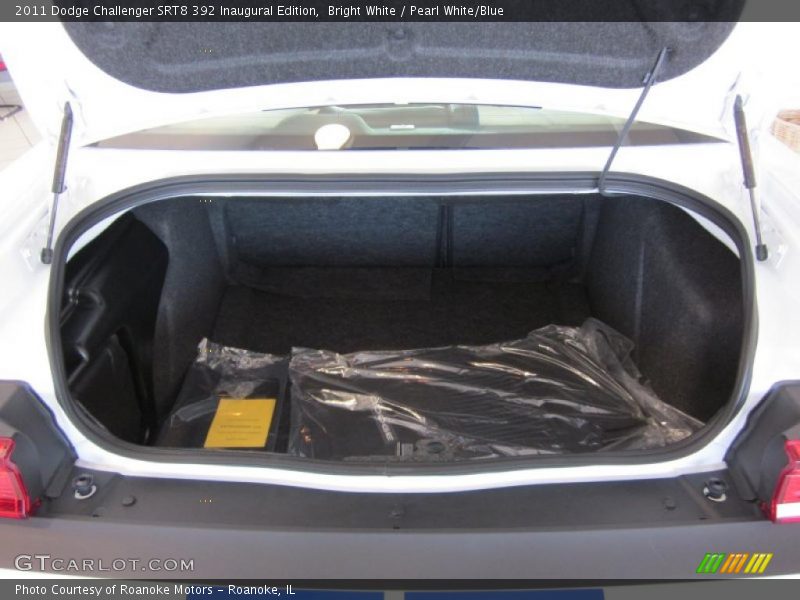  2011 Challenger SRT8 392 Inaugural Edition Trunk