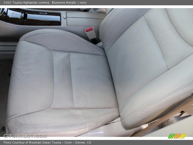 Bluestone Metallic / Ivory 2002 Toyota Highlander Limited