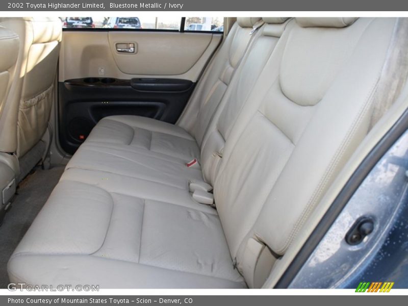 Bluestone Metallic / Ivory 2002 Toyota Highlander Limited