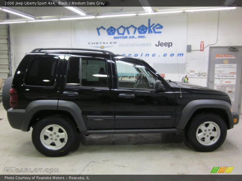 Black / Medium Slate Gray 2006 Jeep Liberty Sport 4x4