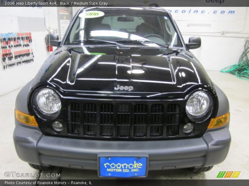 Black / Medium Slate Gray 2006 Jeep Liberty Sport 4x4