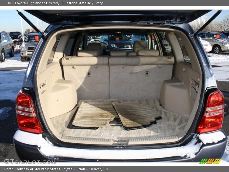 Bluestone Metallic / Ivory 2002 Toyota Highlander Limited