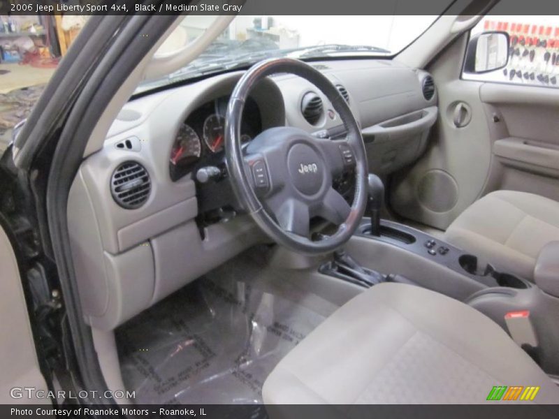 Black / Medium Slate Gray 2006 Jeep Liberty Sport 4x4