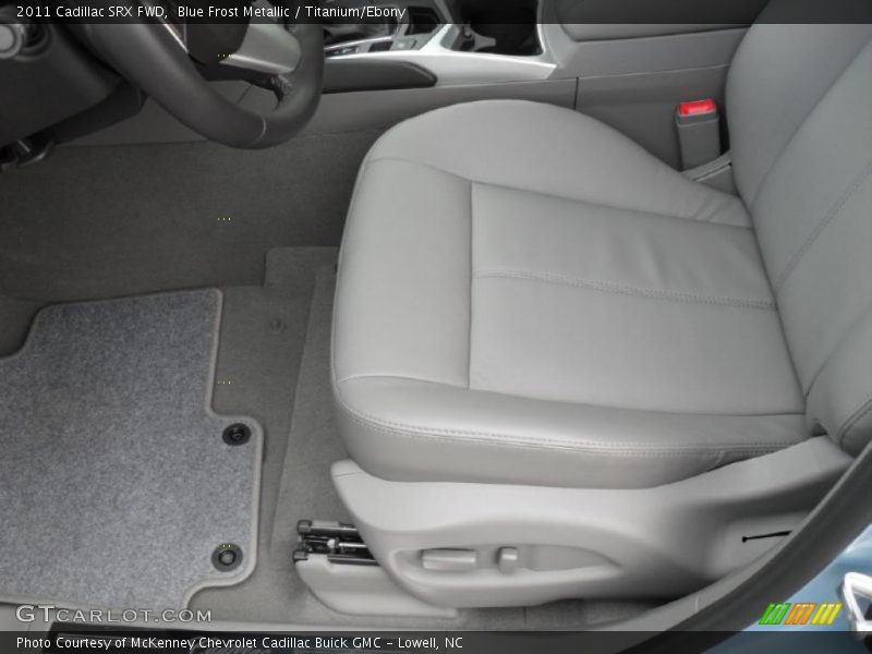 Blue Frost Metallic / Titanium/Ebony 2011 Cadillac SRX FWD