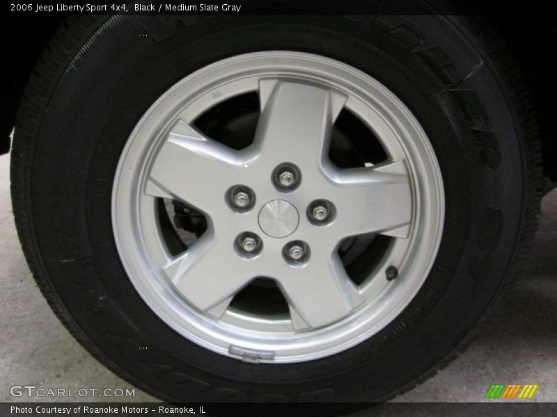 Black / Medium Slate Gray 2006 Jeep Liberty Sport 4x4