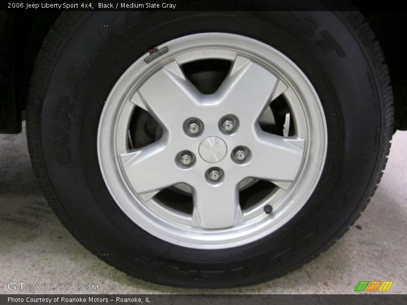 Black / Medium Slate Gray 2006 Jeep Liberty Sport 4x4