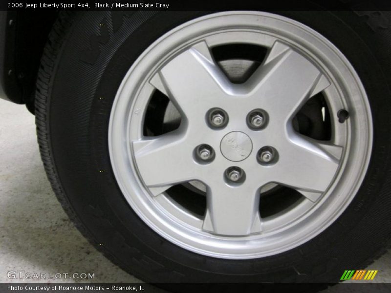 Black / Medium Slate Gray 2006 Jeep Liberty Sport 4x4