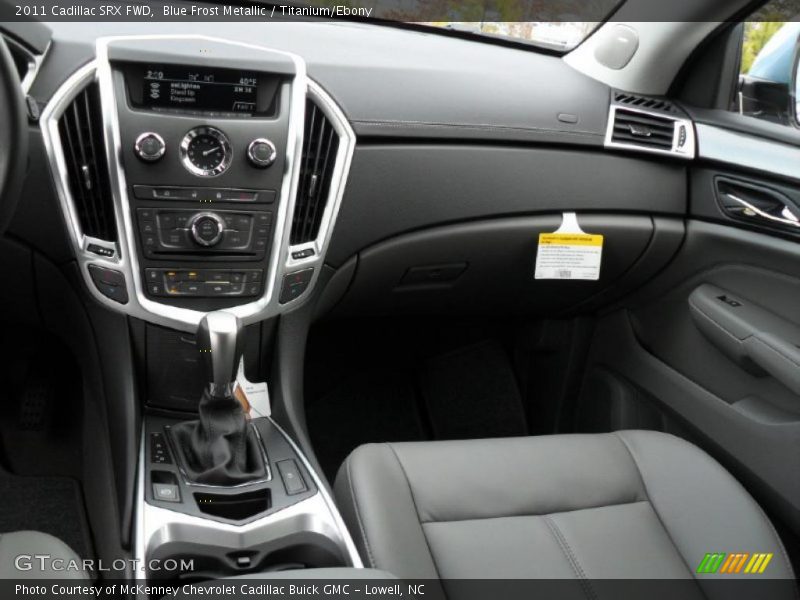 Blue Frost Metallic / Titanium/Ebony 2011 Cadillac SRX FWD